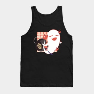 Hu Tao Ghost Hat Tank Top